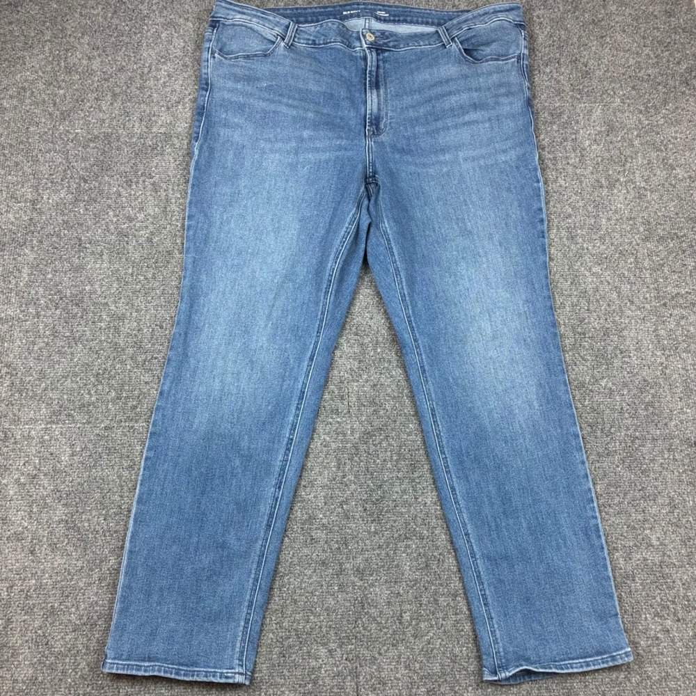 Old Navy Womens Size 12 40x28 High Rise Wow Straight Jeans Medium Wash Denim